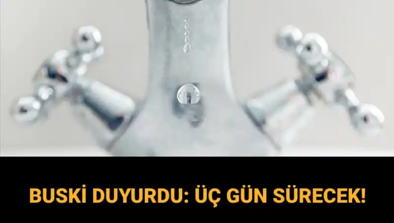 Bursa'da 3 Gün Sürecek Su Kesintisi: İşte Bilmeniz Gerekenler!