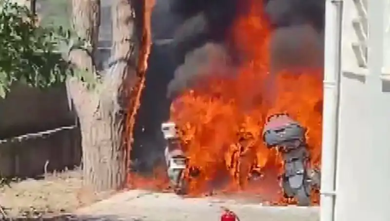 Park Halindeki 6 Motosiklet Alev Alev Yandı, Olayın Perde Arkası
