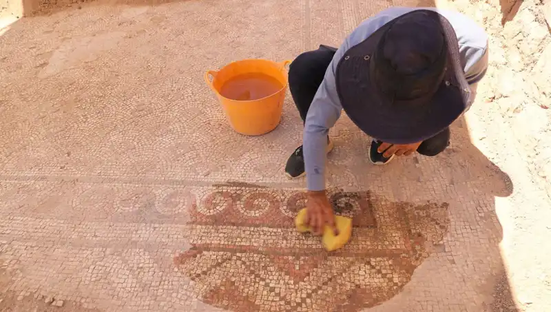 Mardin'de 1500 Yıllık Mozaik Bulundu: Tarih Hazinesi Ortaya Çıktı