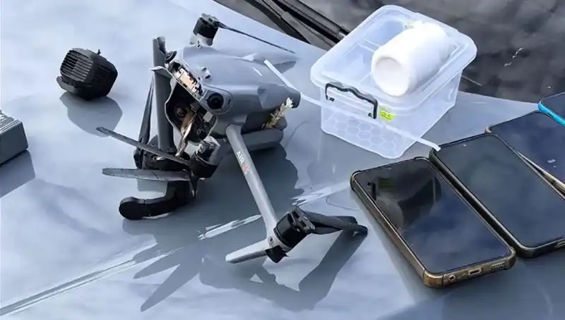 Uyuşturucu Taşımacılığında Kullanılan Dron, Havada Vurularak Düşürüldü!