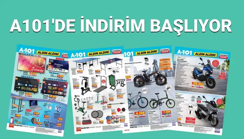A101 12 Haziran Aktüel Kataloğu ile İndirimli Ürünler Sizi Bekliyor