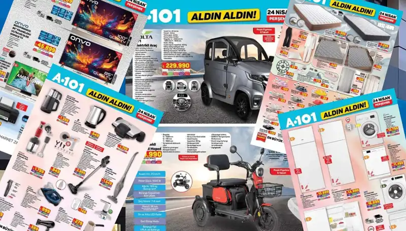 A101’de Yeni Aktüel Katalog: Perde, Halı, Yatak ve Elektronik Mutfak Ürünleri