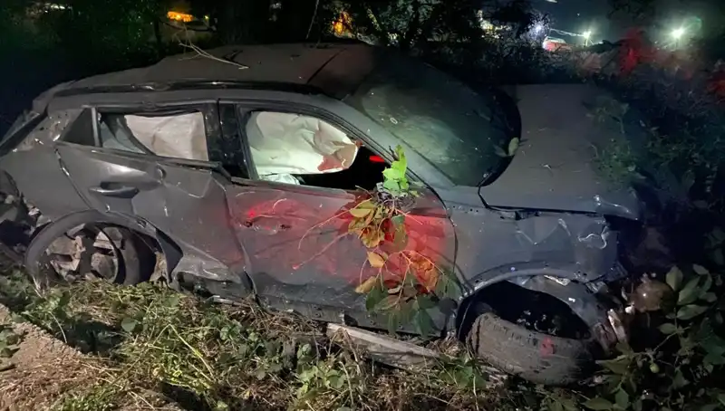 Alkollü Sürücünün Feci Kazası: Araç Hurda Yığınına Döndü