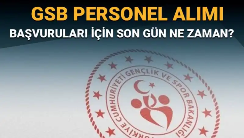 Gençlik ve Spor Bakanlığı Personel Alımı Başvuruları İçin Son Gün!