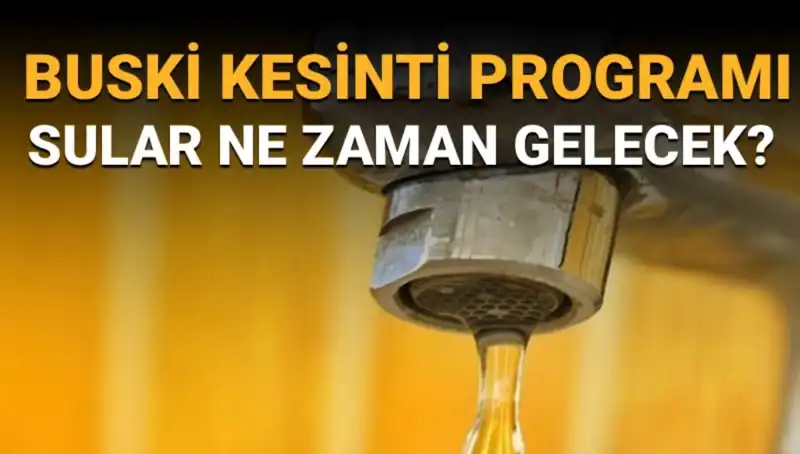 Bursa Nilüfer'de Su Kesintisi: BUSKİ'den Yeni Açıklama Geldi!
