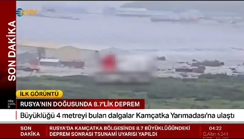 Kamçatka Kıyılarında İlk Tsunami Dalgaları: Beklenmedik Gelişmeler