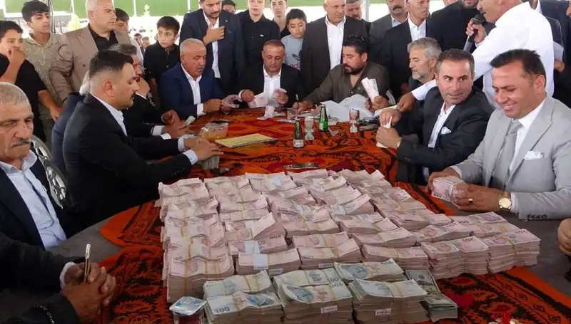 Aşiret Düğününde Mesele 1,5 Kilo Altın ve 7,5 Milyon TL!