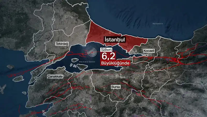 İstanbul'da 6,2 Büyüklüğünde Deprem: Şehrin Kalbi Sallandı!